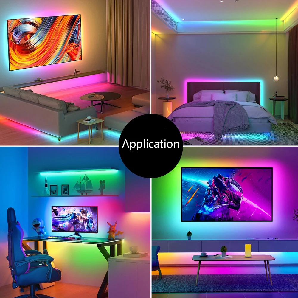 12V 5V SPI RGB PixelCOB LED Strip Light For Carft DIY Decor Gamer 160LED/m Addressable 5mm Dream Color WS2812B LED Tape RGB-IC photo 6