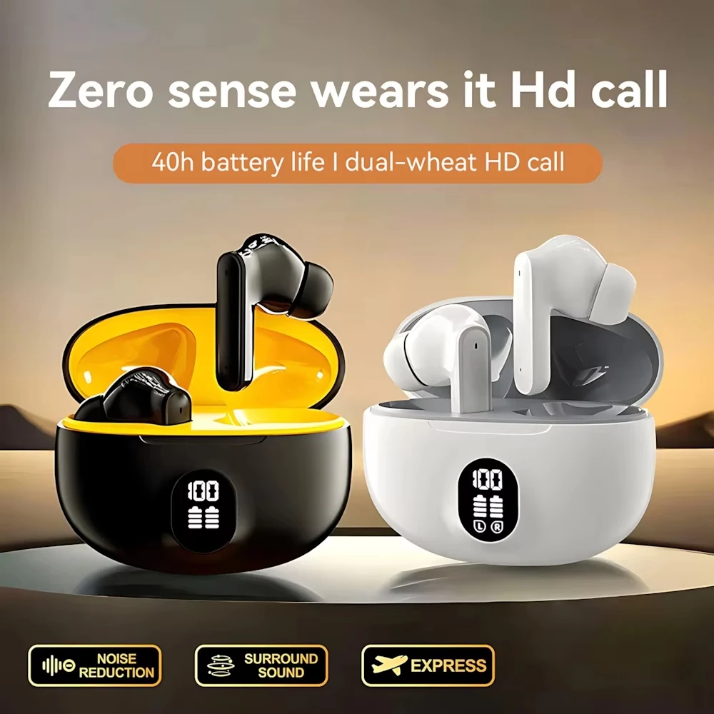 Mini Slim TWS Wireless Bluetooth Earbuds Noise Isolation Long Playtime Battery Built-In Mic for Hands-Free Calls Music Streaming photo 3