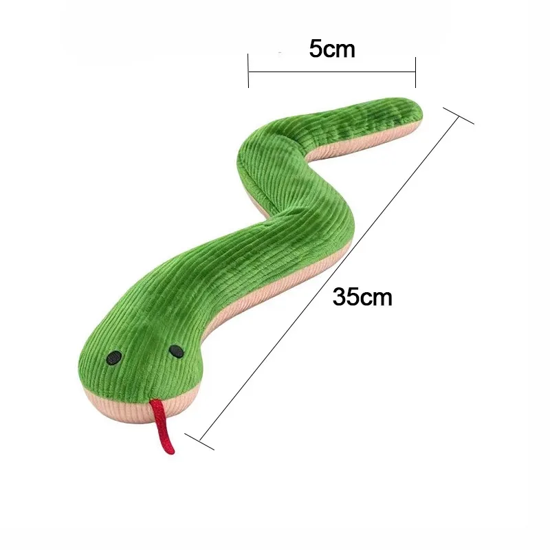 16.5 Inches Dog Toy Snake Interactive Toy Kitten Kick Toy Interactive Pet Toy for Indoor Cats Pet Supplies photo 6