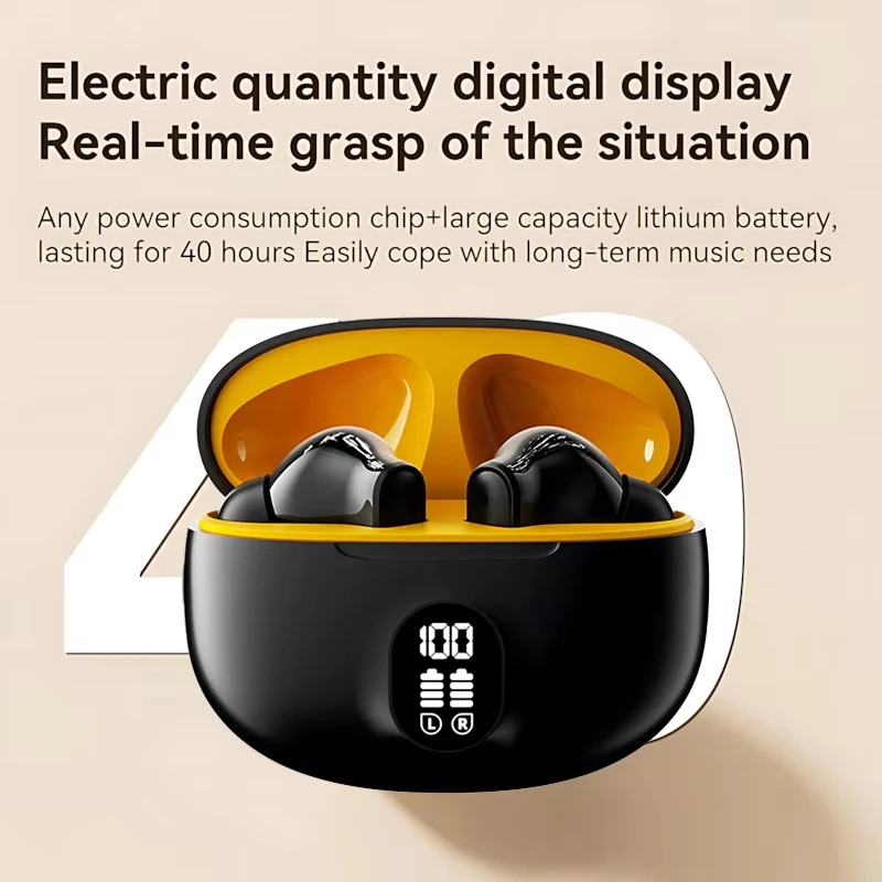 Mini Slim TWS Wireless Bluetooth Earbuds Noise Isolation Long Playtime Battery Built-In Mic for Hands-Free Calls Music Streaming photo 6
