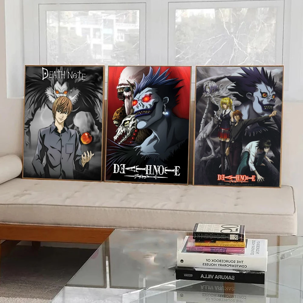 Japaese Anime DEATH NOTE Poster For Living Room Bedroom Home Decor Yagami Raito Canvas Painting Classic Japan Comics Wall Art photo 3