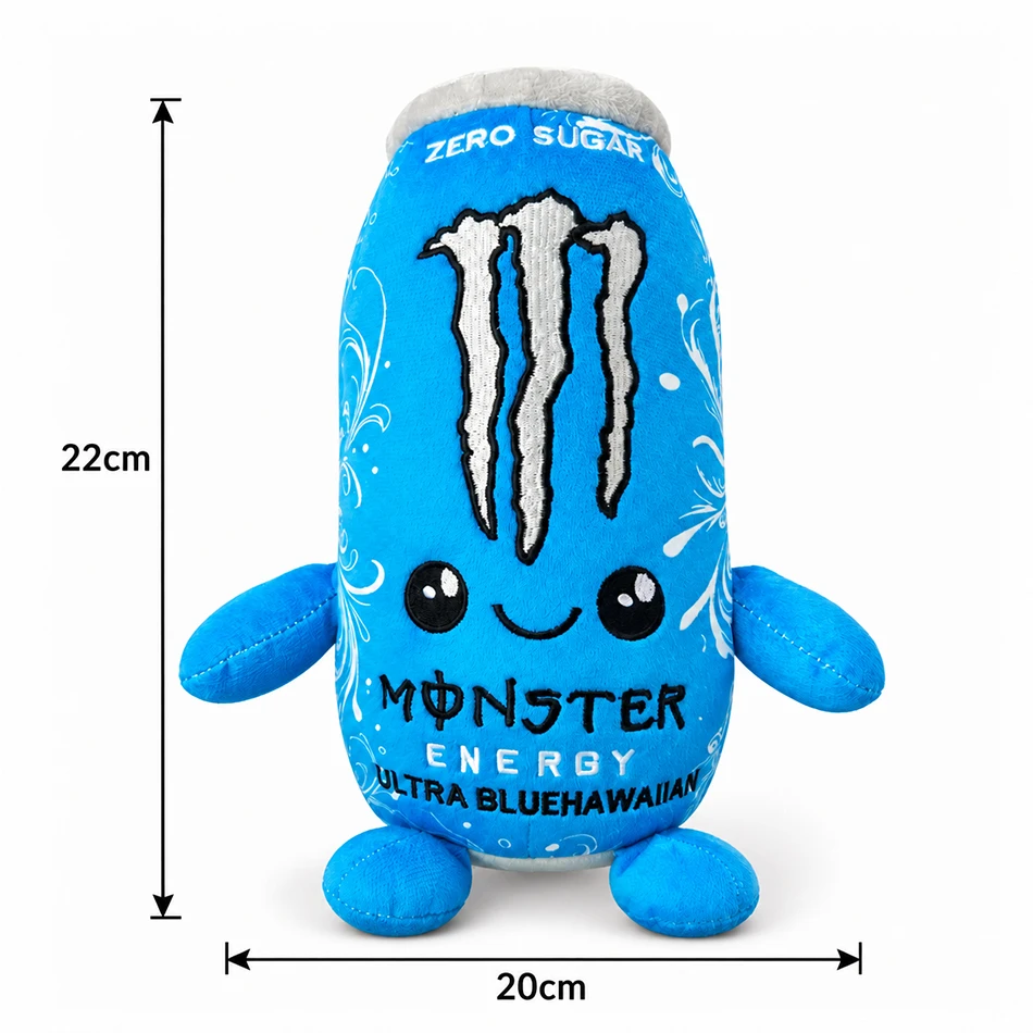 Cute Beverage Can Plush Toy Soft Cartoon Stuffed Doll Can Shaped Plushie Home Desktop Decoration Collectible Birthday Gift photo 6