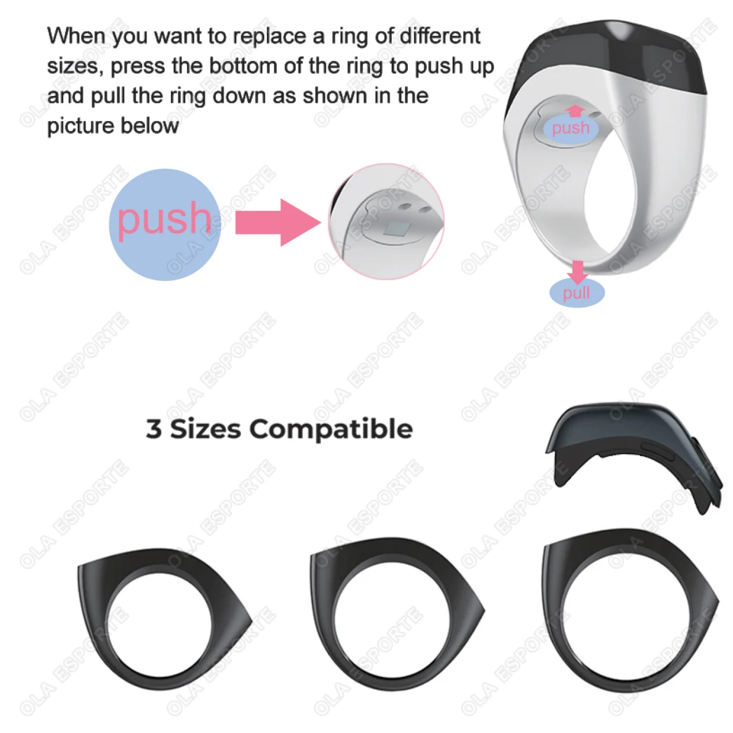 NEW Smart App Ring Counter, Portable Digital Bluetooth Counter, Wearable Counter with Time Reminder Function Counting Ring R12 photo 5