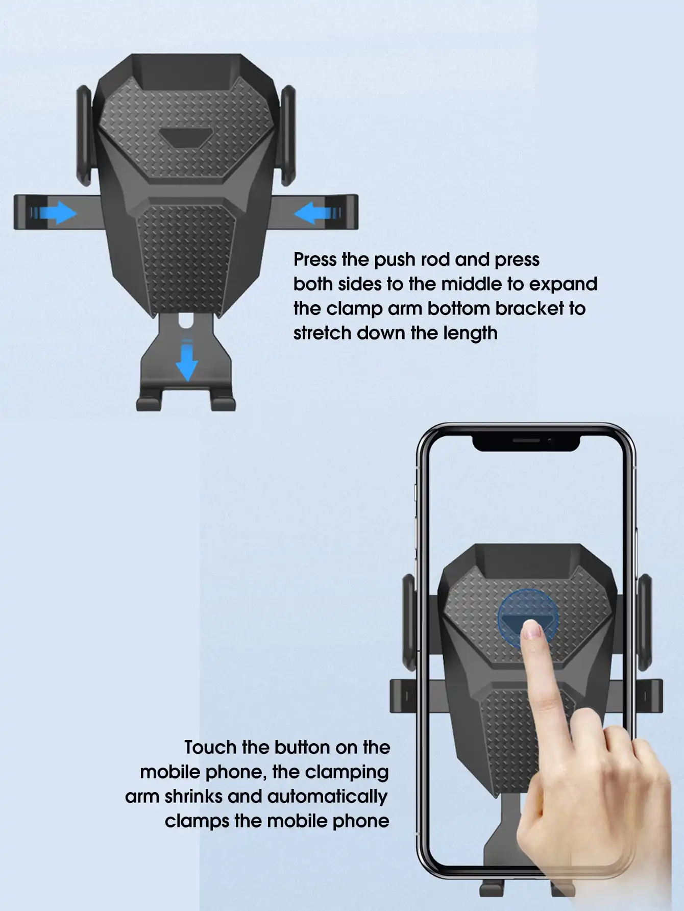 1Pc Car Suction Cup Phone Holder, Multifunctional Dashboard Car Mount, Auto Supplies Phone Navigation Bracket (Wipe The Paste Ar photo 5