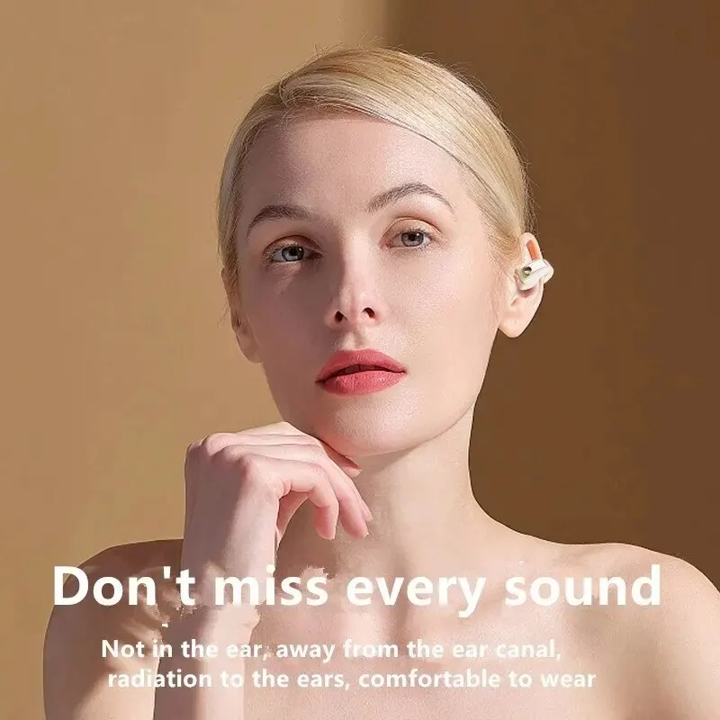 Bluetooth Earphone Clip On Monaural Inear Motion Stereo Bone Conduction Gd28 Business Wireless Earphone Mini Monaural Tws Waterp photo 3