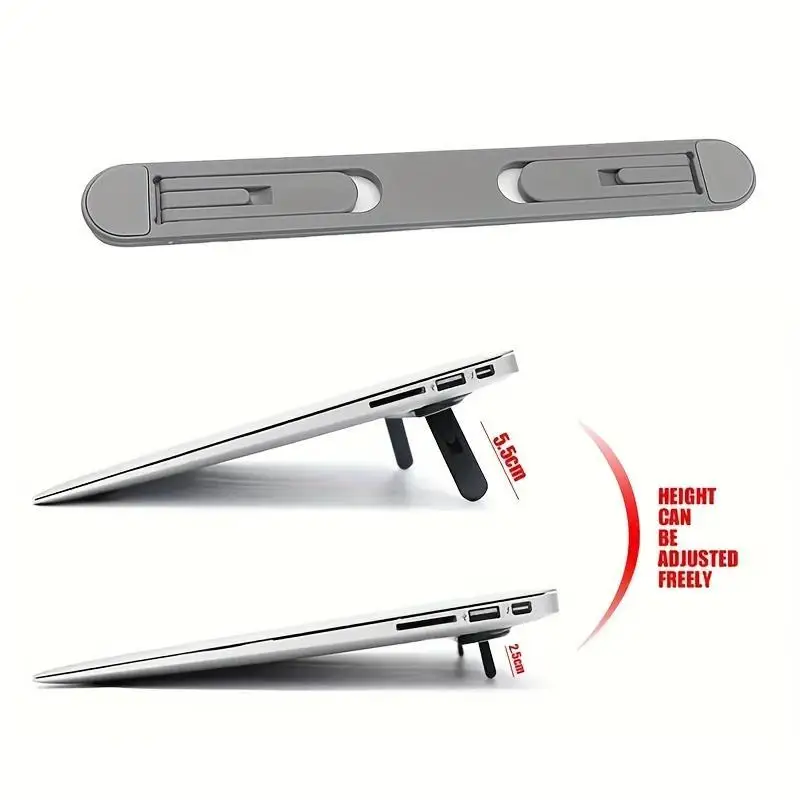 Adjustable And Foldable Laptop Stand,  Portable Notebook Riser, Adjustable Cooling Support for Desk Office Travel photo 5