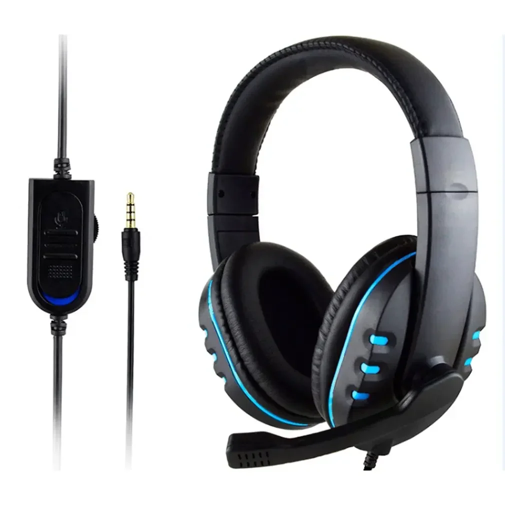3.5mm Wired Gaming Headphones Game Headset Noise Cancelling Earphone with Microphone Volume Control for PS4 Play Station 4 PC photo 2