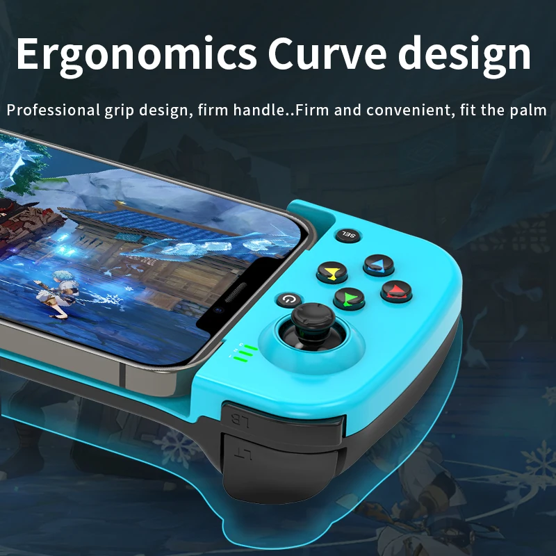D3 Gamepad Mobile Phone Controller with Expandable Game Controller Support for Android/iOS/Hongmeng Mobile Game Controllers photo 2