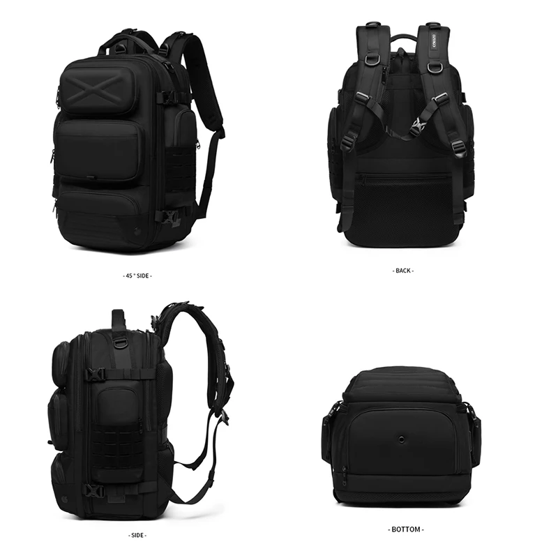 Men Travel Backpack Bag School Bag Men Oxford Backpack with Shoes Compartment 15.6 Inch Laptop Backpack for Men Rucksacks Bags photo 5