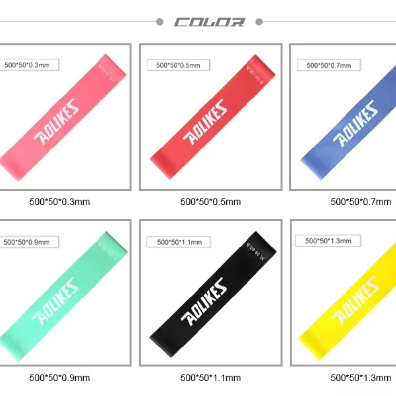 Colorful Tension Belt Elastic Belt Yoga Fitness Tension Ring Plastic Leg Core Sports Gym Home Exercise Ring Resistance Belt Suit photo 6