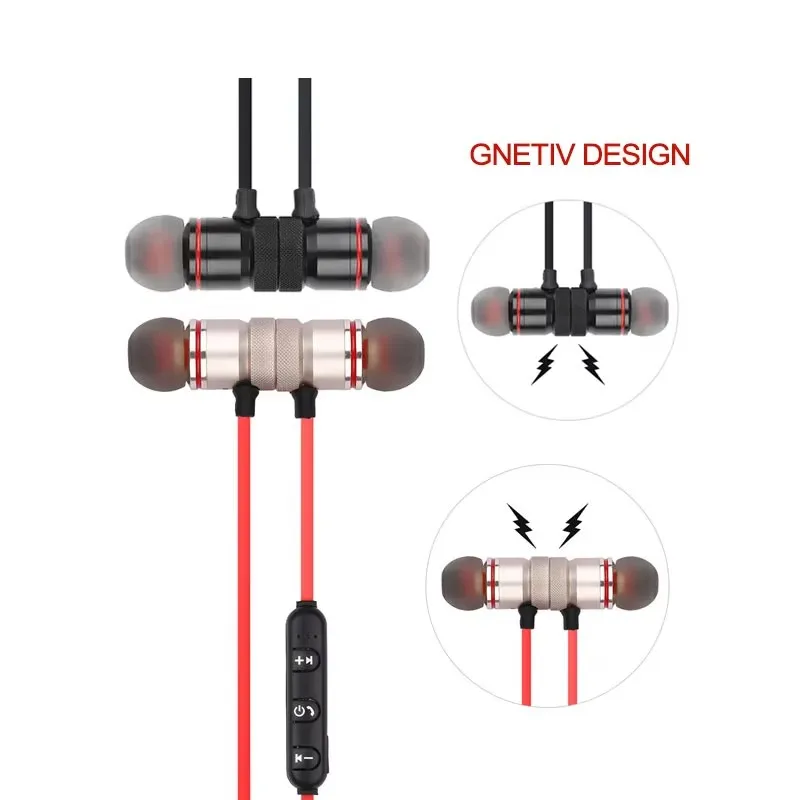 XT11 Bluetooth 4.2 Wireless Earphone Sports Headset Waterproof Earbuds Neckband Magnetic Headphone With Mic For Samrtphones photo 2