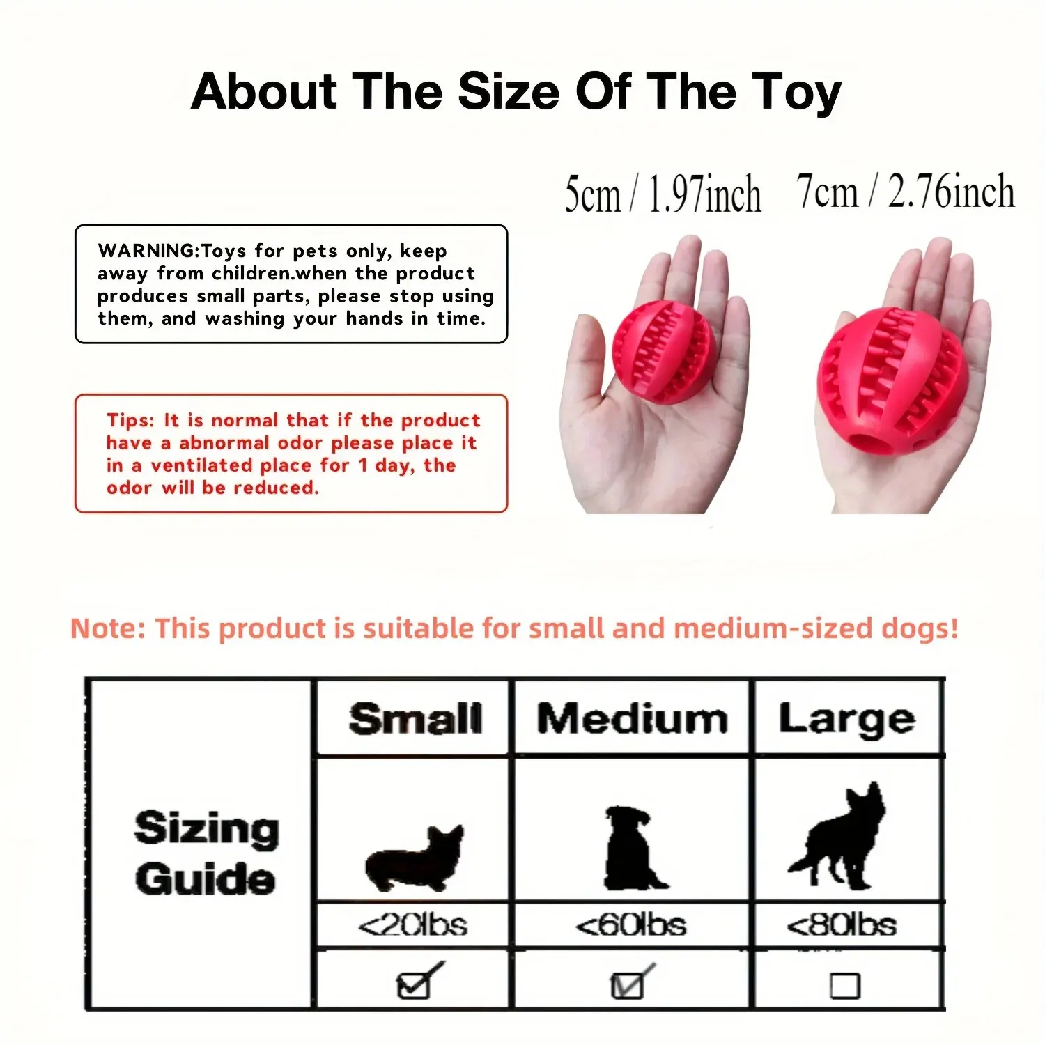 Dog Toy Ball, Nontoxic Bite Resistant Toy Ball for Pet Dogs Puppy Cat, Dog Pet Food Treat Feeder Chew Tooth Cleaning Ball photo 2