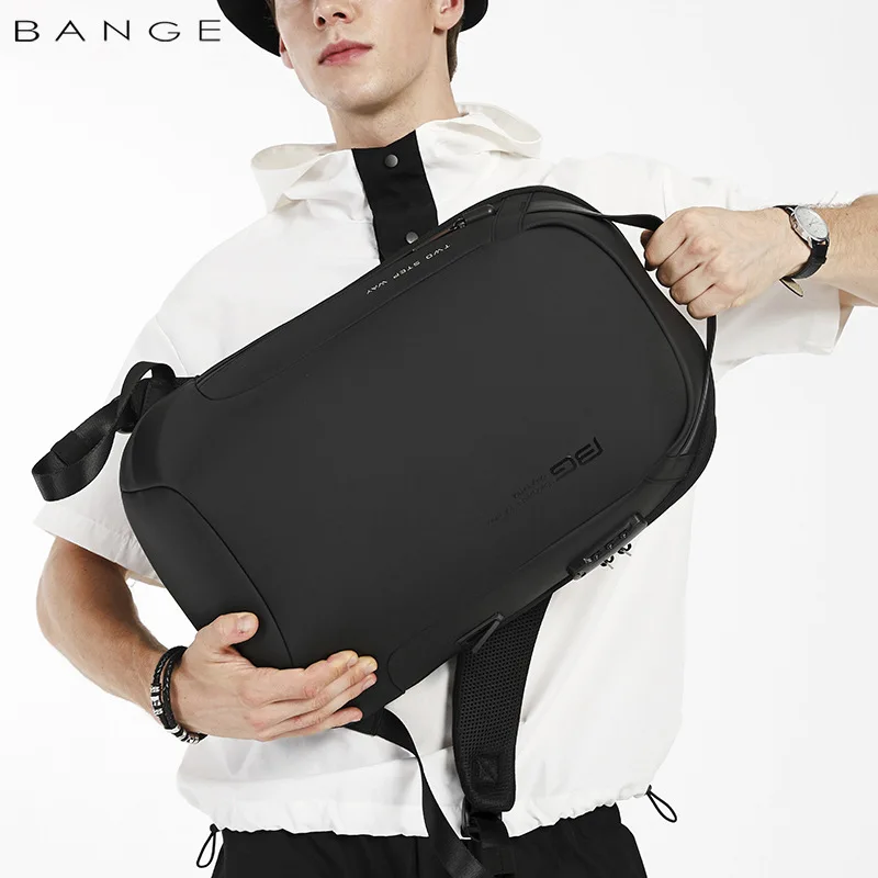 BANGE Multifunction Backpack 15.6 Inch Laptop Backpacks Fashion Waterproof Travel Backpack Anti-Thief Male Mochila School Bags photo 4
