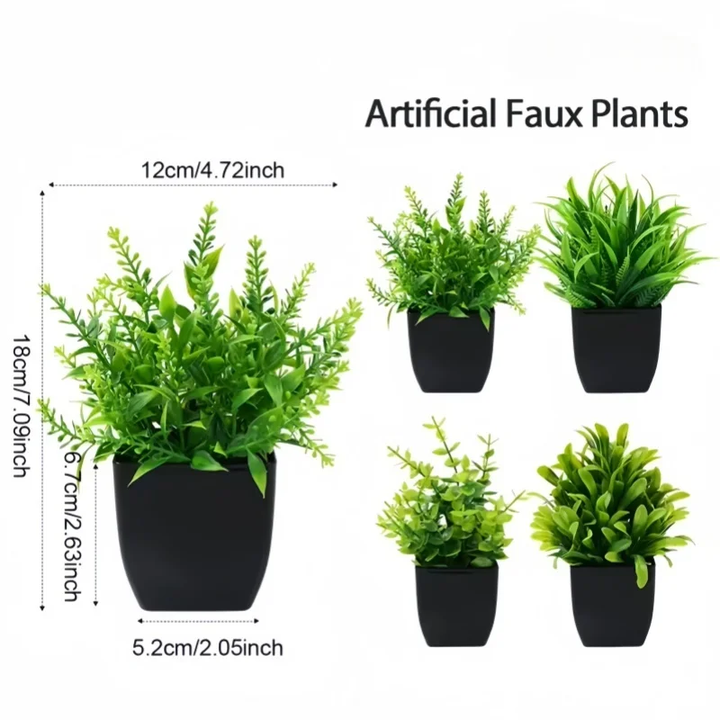 1pc Artificial Green Plants, Home Greening, Outdoor Gardens, Office Decoration, Birthday, Wedding and Party Scene Decorations photo 6
