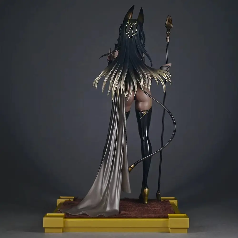 Anime Figure Egyptian Style Anubis Girl Statue Dark Skin Collectible Model Desktop Decoration Gift For Adult Collectors photo 5