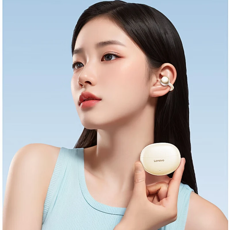 Lenovo TA410 Bluetooth Earbuds Wireless Headphones Ear Clip TWS Earphones Noise Cancelling Sports Gaming Headset for Android iOS photo 3