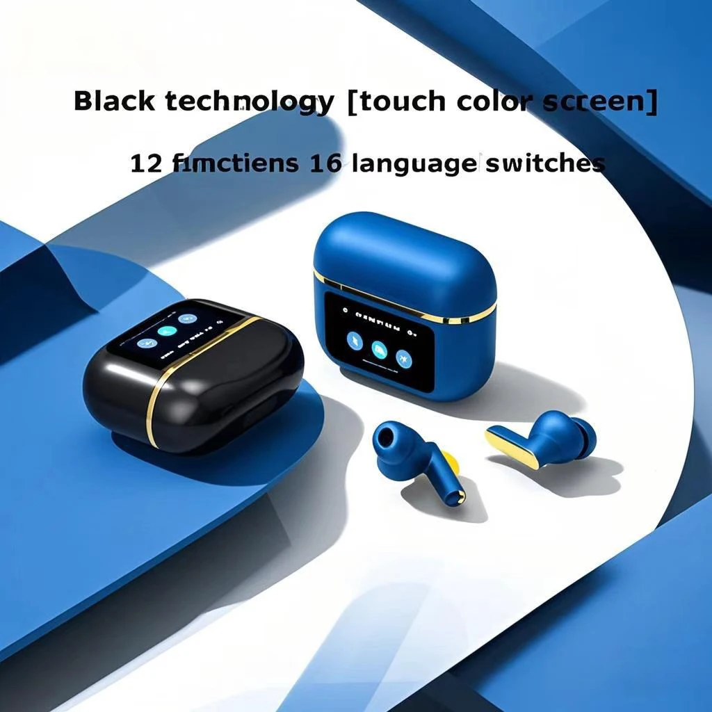 TWS True Wireless Stereo Headset Touch Contro With Charging Case Wireless Earphones  In-ear Smart Earbuds  With Microphone photo 6