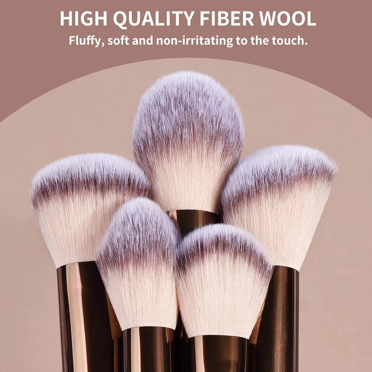 13PCS Makeup Brush Set Foundation Concealer Powder Eyeshadow Blush Brush Kabuki Blending Cosmetic Beauty Tool for Face photo 4