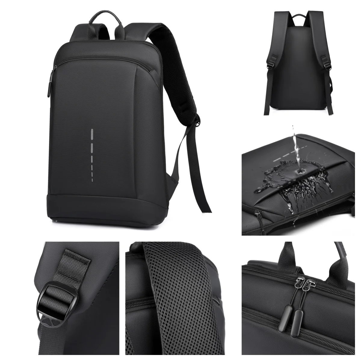 Men's Waterproof Backpack Ultra-Lightweight Men's Backpack Stylish Men's Backpack 15.6-inch Laptop Backpack photo 5
