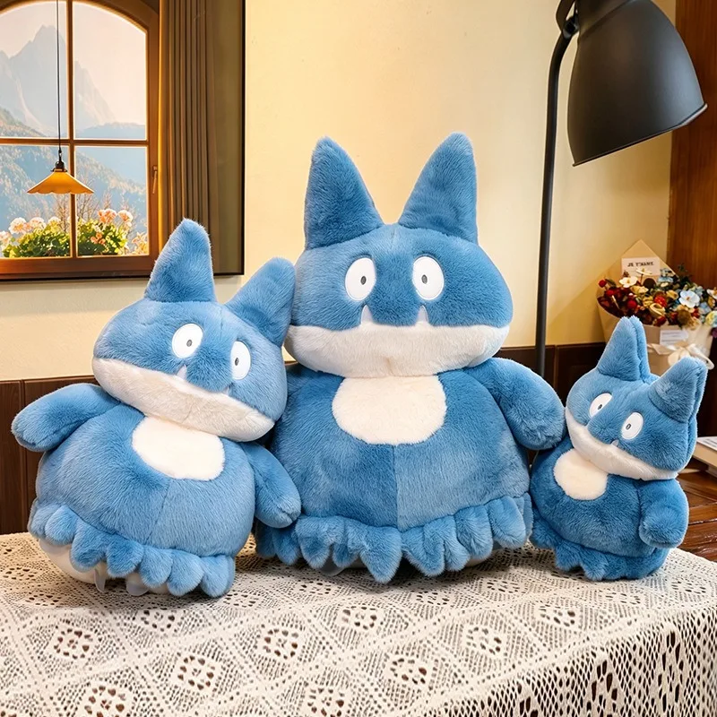 35cm Kawaii Snorlax Plush Toy Soft Pokemon Blue Munchlax Stuffed Animal Cute Plush Pillow for Home Decor Kids Gift photo 3