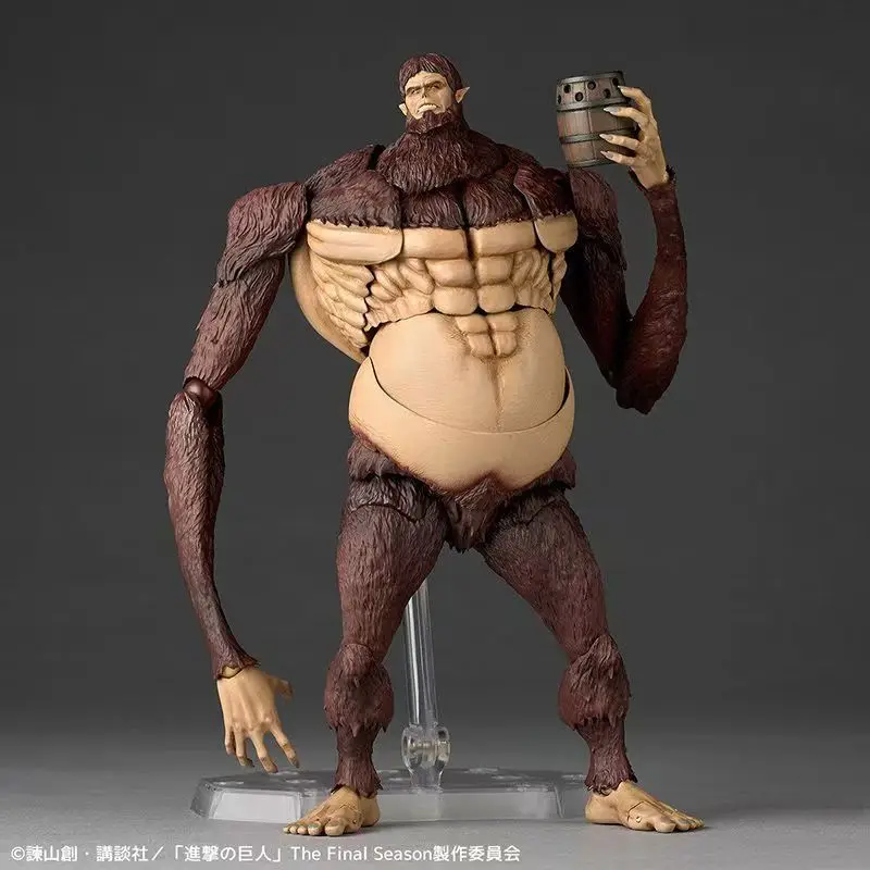 Kaiyodo Attack On Titan Beast Titan Action Figure Yamaguchi Articulated Collectible Model Toy For Anime Fans photo 4