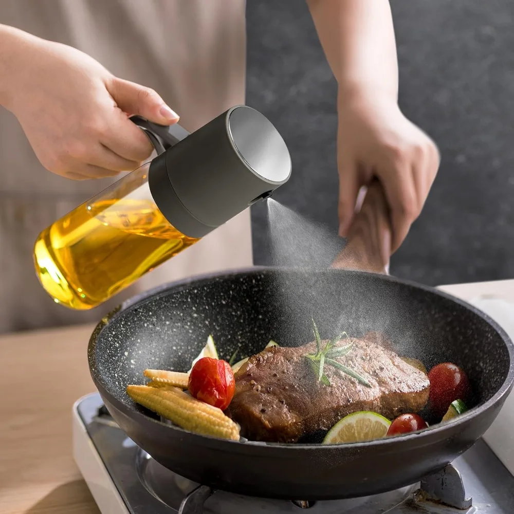 250ML Oil Sprayer, High Borosilicate Glass BPA Free Cooking Mister, Olive Oil Sprayer for Air Fryer, Salad, BBQ, Kitchen Gadget photo 6