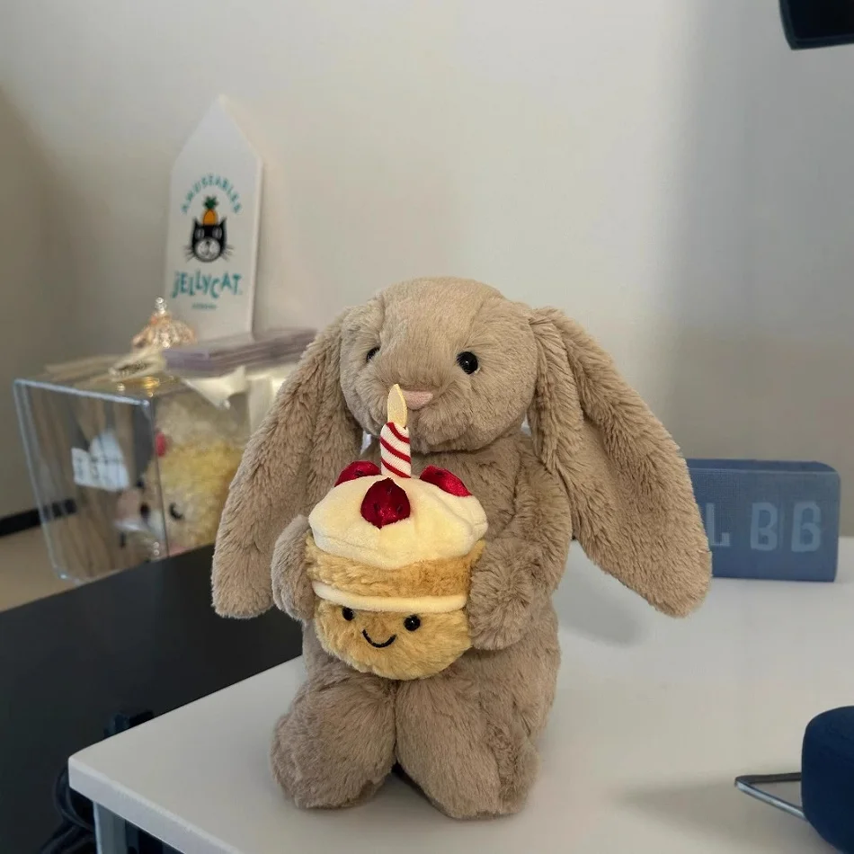 Cute Bunny Hood Bathrobe Teddy Bear Plush Doll Soft Stuffed Animal Sofa Decor Birthday Valentine Gift Cuddle Companion Toy photo 6