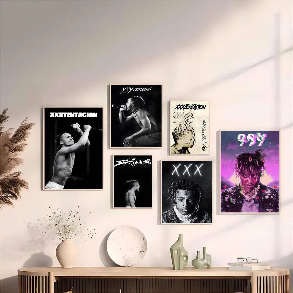 XXXTentacions 17 Anime Posters Sticky Decoracion Painting Wall Art White Kraft Paper Wall Decor photo 5