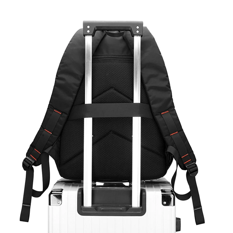 Casual Oxford Cloth Men's Backpack Sports Commuter Travel Bag Large Capacity Bookbag for Middle School Students And Young Men photo 3