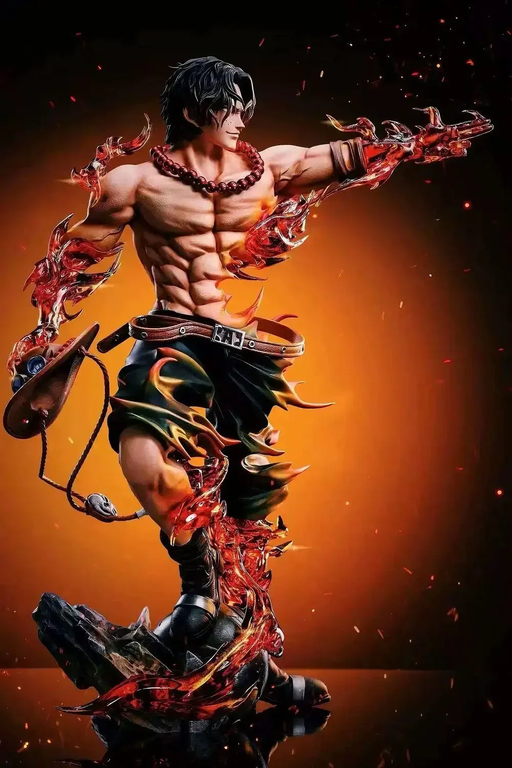 One Piece Ace Anime Figure Portgas·D· Ace Action Figurine Statue Pvc Gk Model Collection Desktop Decoration Toy Birthday Gifts photo 4