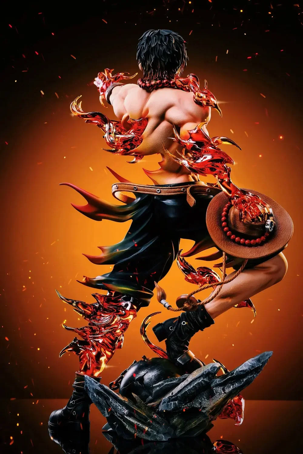 One Piece Ace Anime Figure Portgas·D· Ace Action Figurine Statue Pvc Gk Model Collection Desktop Decoration Toy Birthday Gifts photo 6