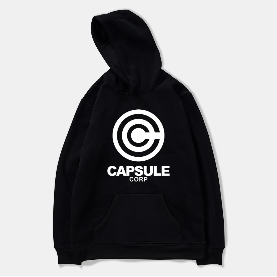 Anime CAPSULE CORP Hoodie Zipper Jacket Merch Hoodies Women Men Hooded Sweater Sweatshirts Boys Girls Cosplay Costume photo 2