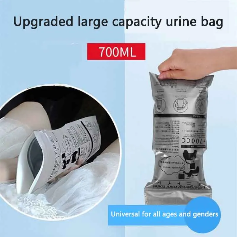 TARKA Camping Emergency Urinate Bags Disposable Piss Bags Travel Mini Mobile Toilet Portable Urine Bag Baby Vomiting Bag photo 3
