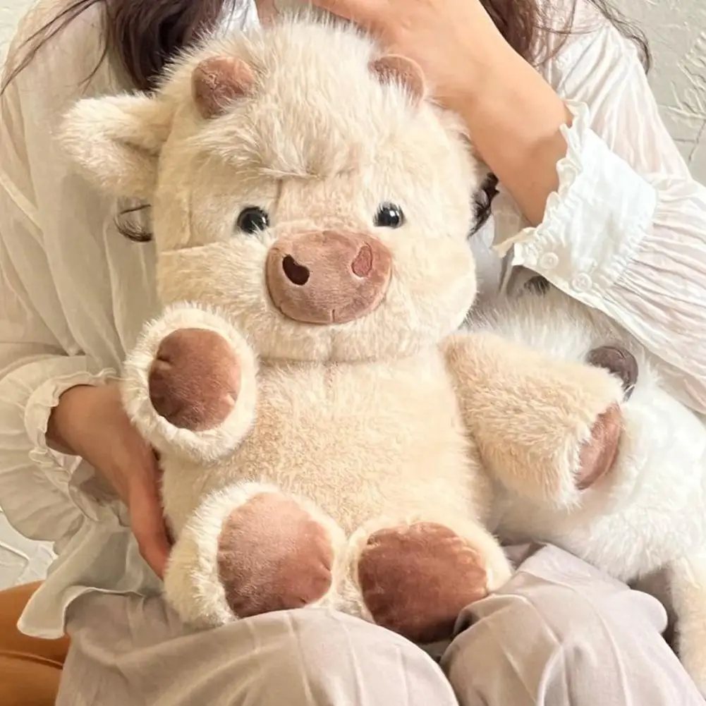 Soft Calf Pig Stuffed Animal Plush Toy Cute Animated Stuffed Animal Pillow Creative Running Pig Plush Toy Gift 17.7inch photo 3