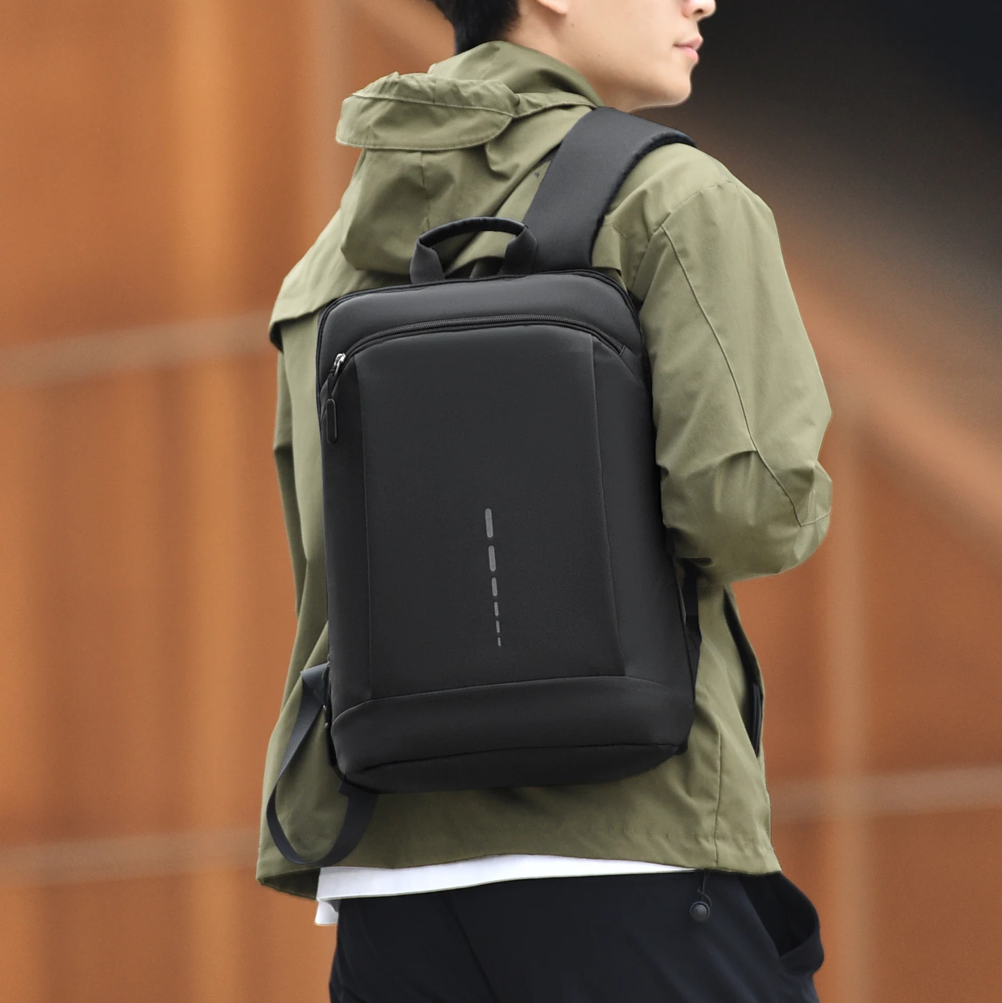 Men's Waterproof Backpack Ultra-Lightweight Men's Backpack Stylish Men's Backpack 15.6-inch Laptop Backpack photo 3