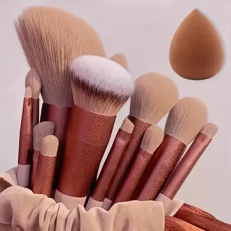 Professional Makeup Brush Set - Soft Fluffy Cosmetic Brushes for Foundation, Powder, Eyeshadow & Blending , Beauty Tools photo 2
