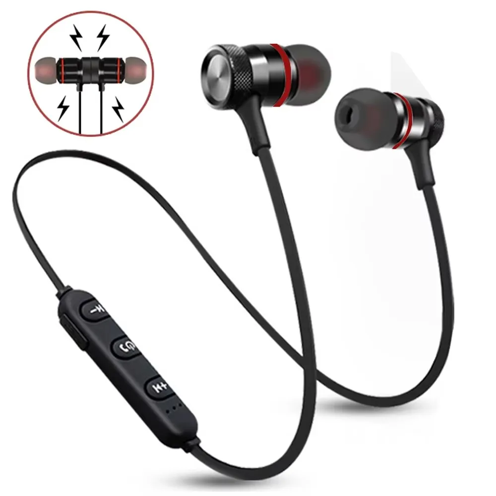 XT11 Bluetooth 4.2 Wireless Earphone Sports Headset Waterproof Earbuds Neckband Magnetic Headphone With Mic For Samrtphones photo 1