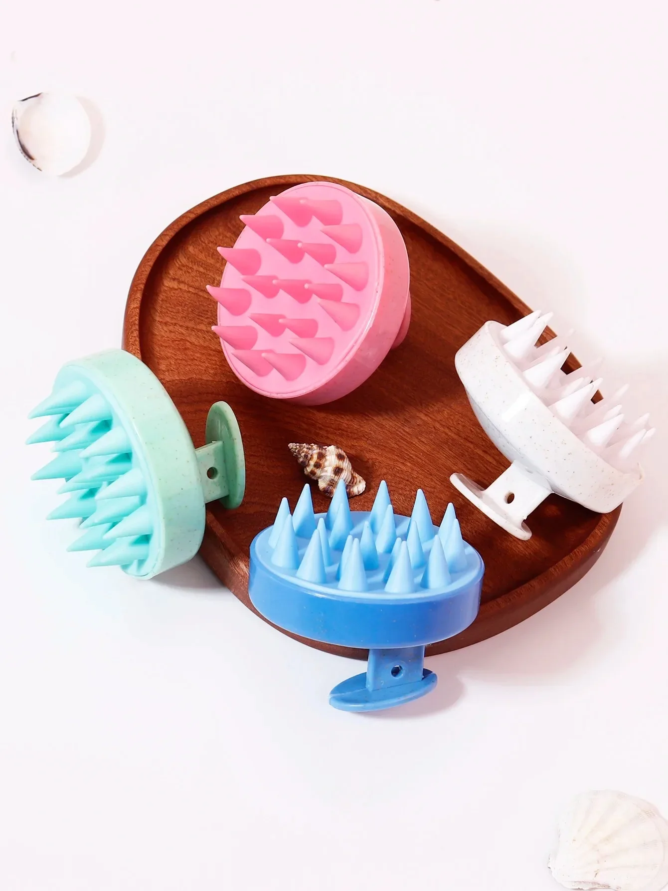 Hair Wash Brush, Silicone Scalp Massage Comb, Soft Body Massage Brush, Beauty and Hairdressing Tool, Shower SPA Comb photo 3