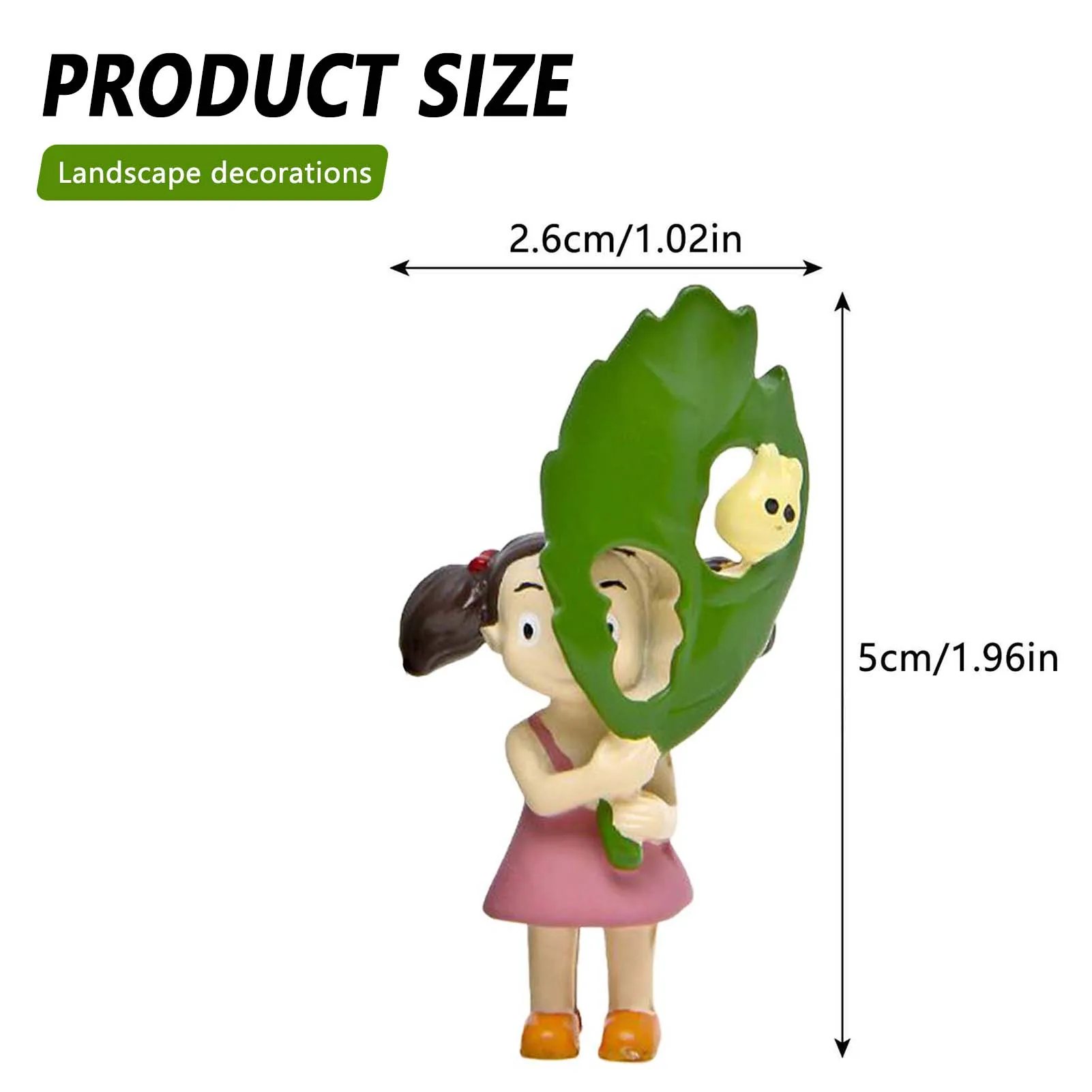 1Pcs Cute Desktop Decoration Totoro Figurine Holding Leaf Totoro Ornament for Living Room Home Decor Items Wall Birthday Gift photo 5