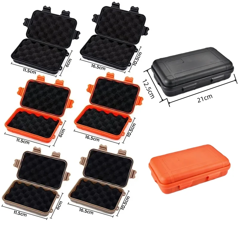 S/L/XXL Size Outdoor Plastic Waterproof Sealed Survival Box Container Camping Outdoor Travel Storage Box photo 2