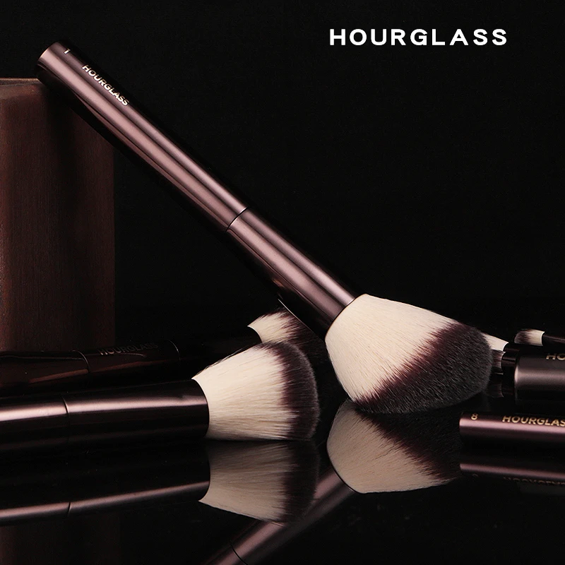 Hourglass Makeup Brush Set & Kit Include Powder Foundation Concealer Lip Blusher Bronzer Eyeshadow Eyeliner Highlight Brush photo 2