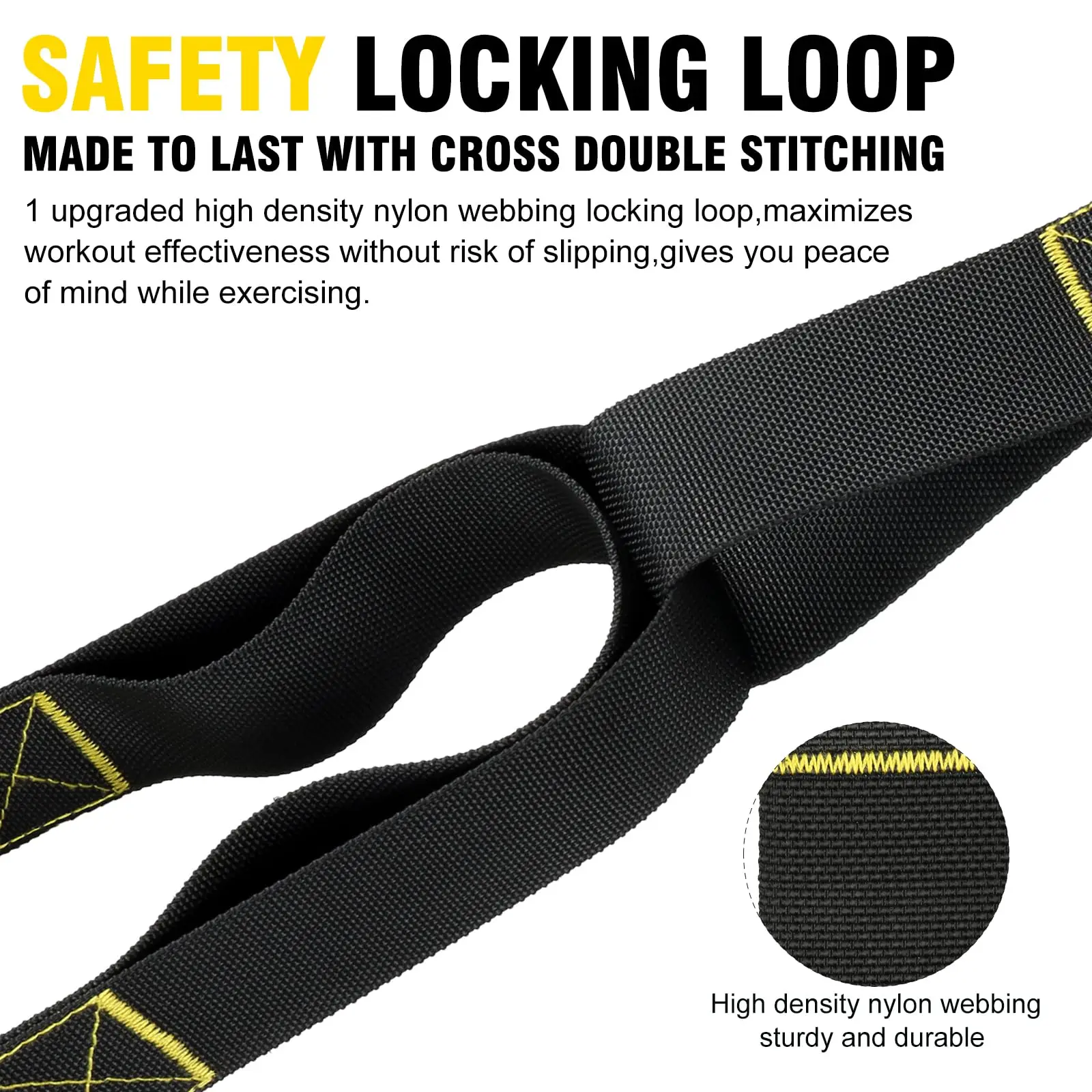 Resistance Bands Set with Handles Door Anchor Home Workout Equipment for Women Men Bodyweight Fitness Training Kit photo 4