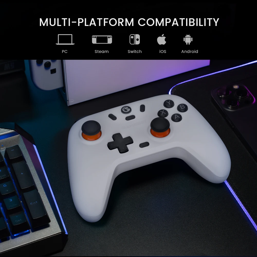 GameSir Nova Lite Wireless Gamepad, Bluetooth Gaming Controller with Hall Effect for Switch, Android, iOS, PC, Steam Games photo 3