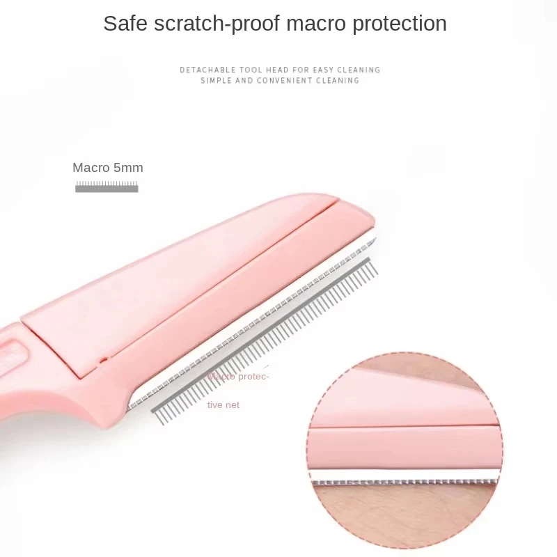 1/3-Piece Folding Facial Shaver, Facial Eyebrow Trimmer, Eyebrow Razor, Anti-Scratch Razor, Makeup Tools, Unisex Facial Razor photo 5