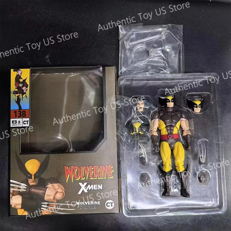 In Stock Ct Toys Wolverine Mafex 096 Figure 138 Brown Comic Ver X-Men Anime Action Figure Figurine Model Customized Gifts Toys photo 6