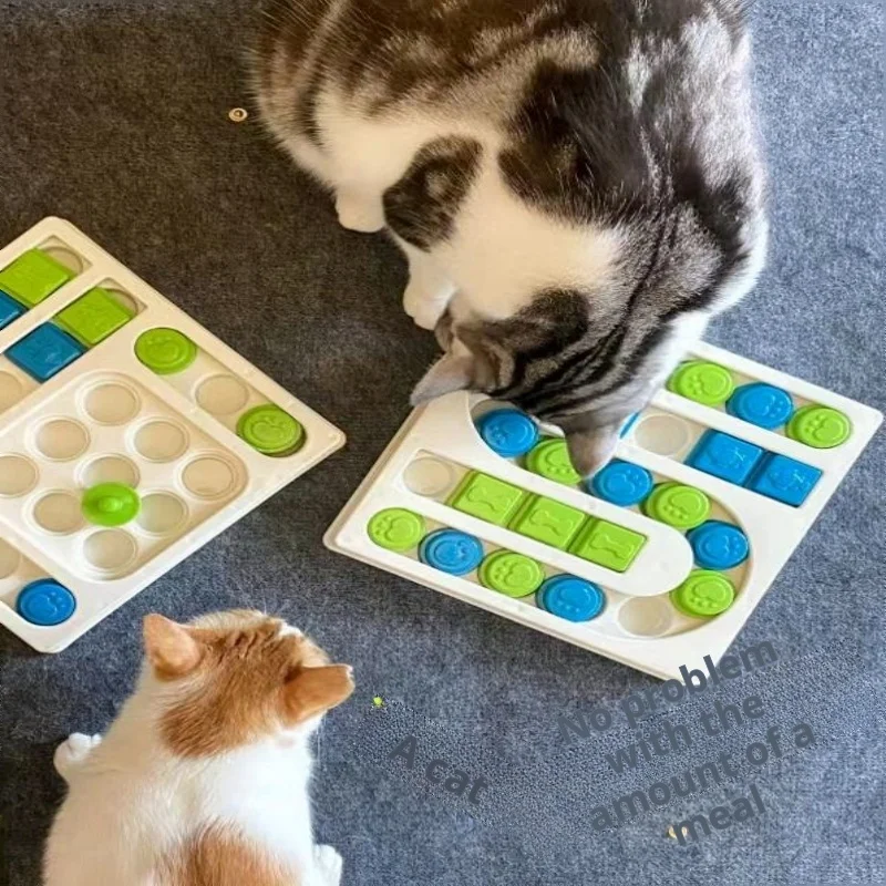 Dog Puzzle Toys Slow Feeder Interactive Increase Puppy IQ Food Dispenser Slowly Eating NonSlip Bowl Pet Cat Dogs Training Game photo 4