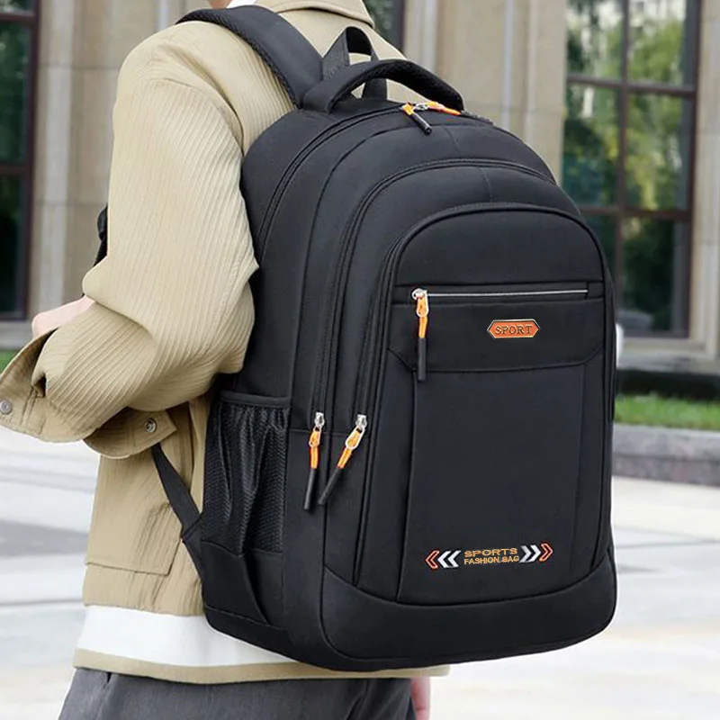 Unisex Sport Oxford Backpack Large Capacity Lightweight Water Resistant Casual Daily School Travel Laptop Rucksack Bag photo 6