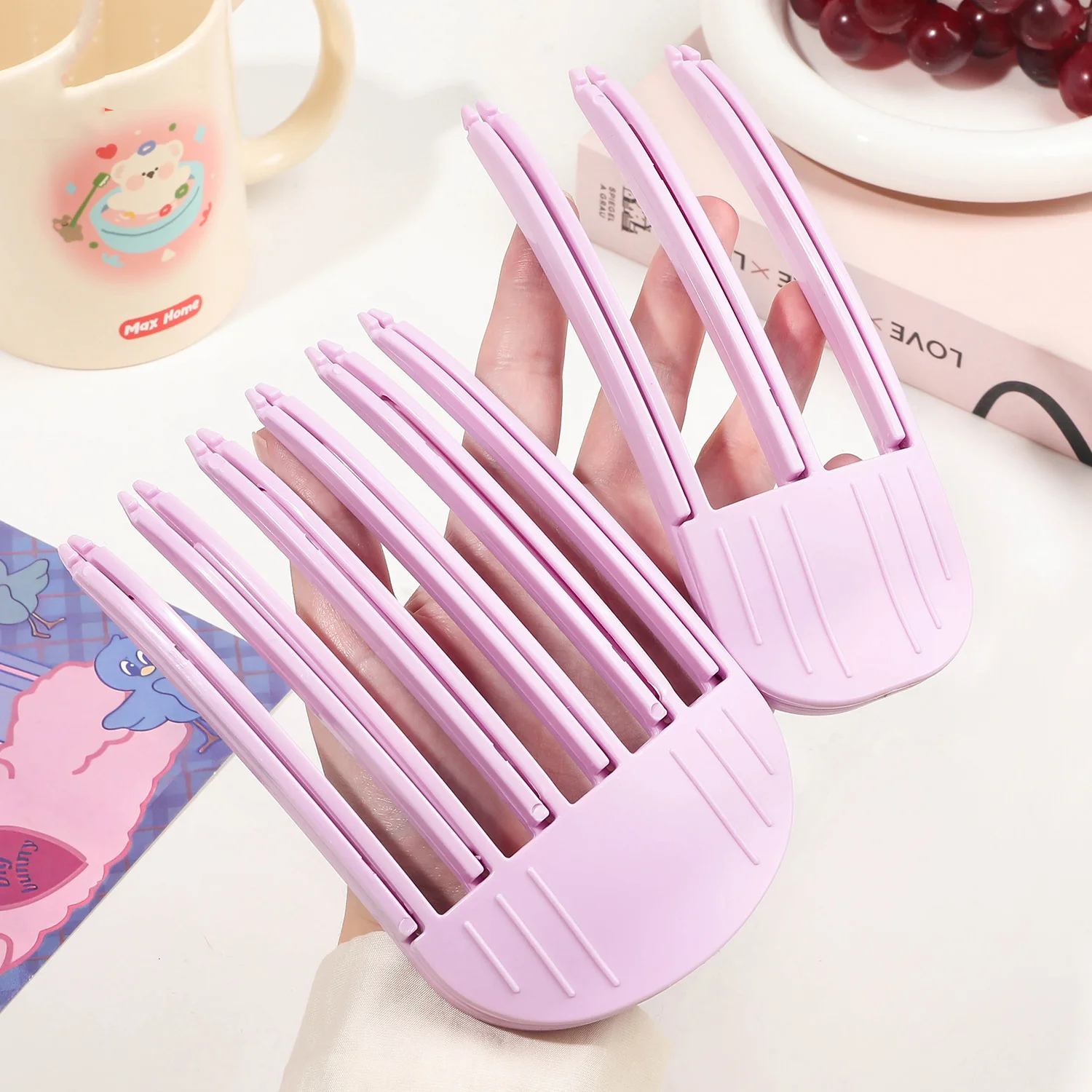 Fluffy Hairpin Curling Bangs Clips Hair Roots Volumizing Hair Clips Women Curling Fixed Shape Clips Fashion Volume Hair Roller photo 5