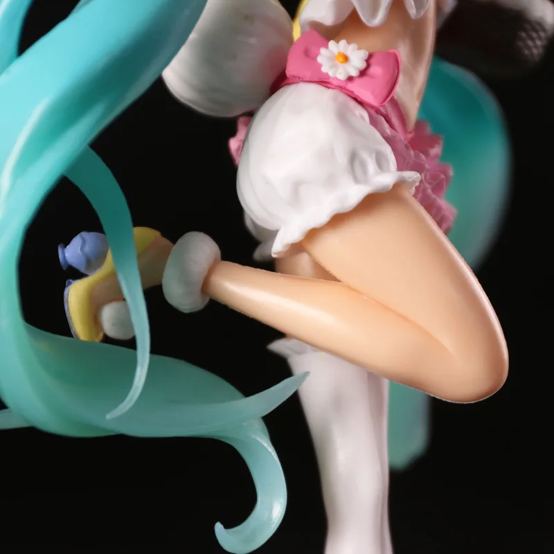 23CM Hatsune Miku Anime Figure Kawaii Pvc Model Doll Action Figurals Rabbit ears Collect ornaments Christmas Toys gifts photo 6
