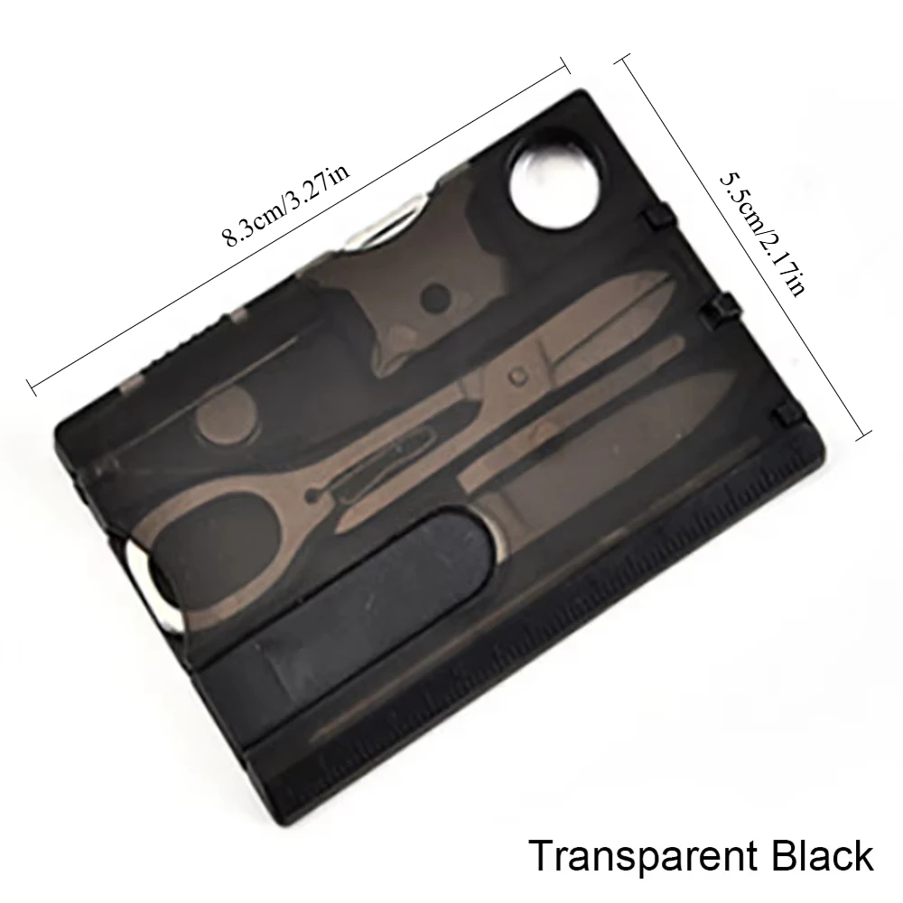 Swiss Tool Card All in One Screwdriver Kit 9 Piece Outdoor Multi Tool Emergency Survival Gear Multifunctional Tool Card Portable photo 6